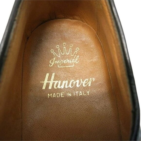 Vintage Hanover Exotic Alligator Monk Strap Loafers Brown Dress Shoes Italy 9C - Picture 4 of 12